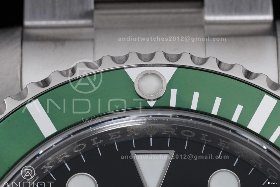 Edition LV 16610 Green 1:1 on Submariner SS 904L SH3135 Kermit Steel Bracelet TMF Best 0309